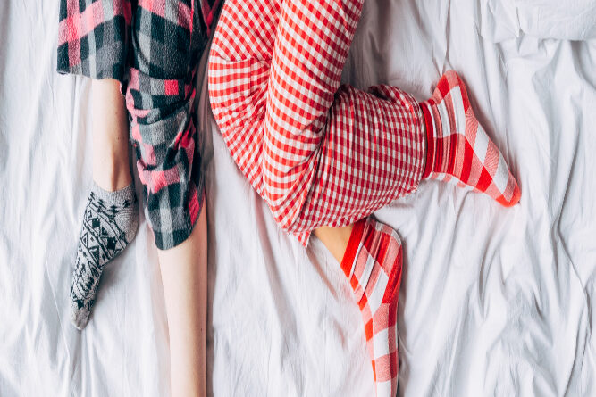 Dormir con calcetines es perjudicial para la salud